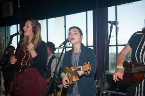 perform at the annual, bank holiday extravaganza At the Edge of the Sea, hosted by The Wedding Present at Concorde2 in Brighton, August 23, 2014.