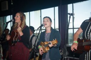 perform at the annual, bank holiday extravaganza At the Edge of the Sea, hosted by The Wedding Present at Concorde2 in Brighton, August 23, 2014.