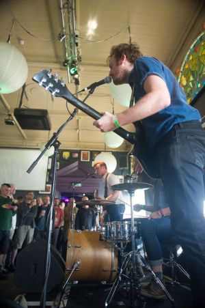 perform at the annual, bank holiday extravaganza At the Edge of the Sea, hosted by The Wedding Present at Concorde2 in Brighton, August 23, 2014.