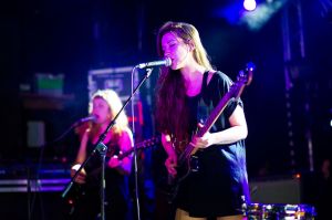 Bird perform at the annual, bank holiday extravaganza At the Edge of the Sea, hosted by The Wedding Present at Concorde2 in Brighton, August 24, 2014.