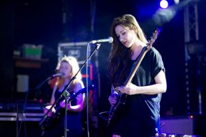 Bird perform at the annual, bank holiday extravaganza At the Edge of the Sea, hosted by The Wedding Present at Concorde2 in Brighton, August 24, 2014.