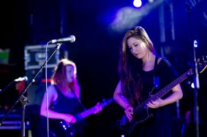 Bird perform at the annual, bank holiday extravaganza At the Edge of the Sea, hosted by The Wedding Present at Concorde2 in Brighton, August 24, 2014.