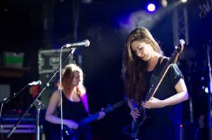 Bird perform at the annual, bank holiday extravaganza At the Edge of the Sea, hosted by The Wedding Present at Concorde2 in Brighton, August 24, 2014.