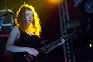 Bird perform at the annual, bank holiday extravaganza At the Edge of the Sea, hosted by The Wedding Present at Concorde2 in Brighton, August 24, 2014.