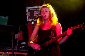 Bird perform at the annual, bank holiday extravaganza At the Edge of the Sea, hosted by The Wedding Present at Concorde2 in Brighton, August 24, 2014.