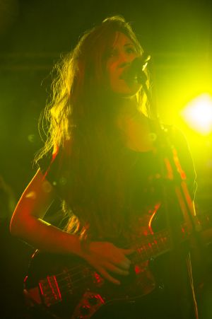 Bird perform at the annual, bank holiday extravaganza At the Edge of the Sea, hosted by The Wedding Present at Concorde2 in Brighton, August 24, 2014.
