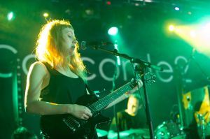 Bird perform at the annual, bank holiday extravaganza At the Edge of the Sea, hosted by The Wedding Present at Concorde2 in Brighton, August 24, 2014.