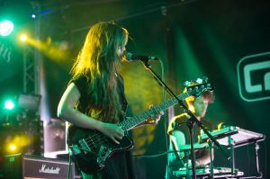 Bird perform at the annual, bank holiday extravaganza At the Edge of the Sea, hosted by The Wedding Present at Concorde2 in Brighton, August 24, 2014.