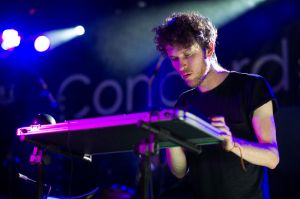 Bird perform at the annual, bank holiday extravaganza At the Edge of the Sea, hosted by The Wedding Present at Concorde2 in Brighton, August 24, 2014.