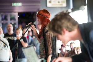 perform at the annual, bank holiday extravaganza At the Edge of the Sea, hosted by The Wedding Present at Concorde2 in Brighton, August 23, 2014.