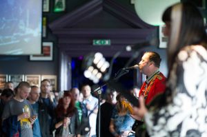 perform at the annual, bank holiday extravaganza At the Edge of the Sea, hosted by The Wedding Present at Concorde2 in Brighton, August 23, 2014.