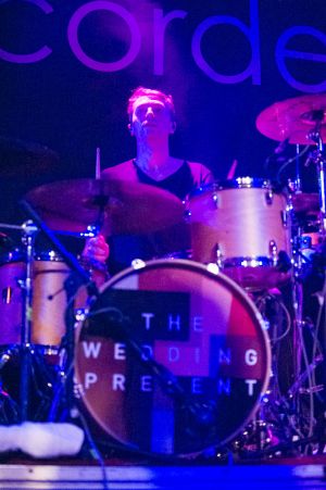 The Wedding Present conclude proceedings at the annual, bank holiday extravaganza At the Edge of the Sea, hosted by The Wedding Present at Concorde2 in Brighton, August 24, 2014.