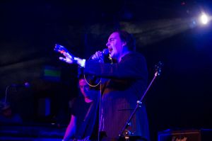 Art Brut perform at the annual, bank holiday extravaganza At the Edge of the Sea, hosted by The Wedding Present at Concorde2 in Brighton, August 24, 2014.