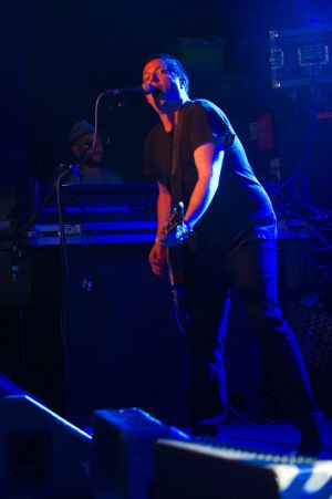 Art Brut perform at the annual, bank holiday extravaganza At the Edge of the Sea, hosted by The Wedding Present at Concorde2 in Brighton, August 24, 2014.