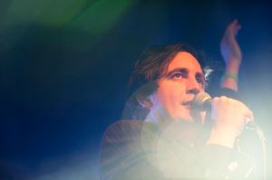 Art Brut perform at the annual, bank holiday extravaganza At the Edge of the Sea, hosted by The Wedding Present at Concorde2 in Brighton, August 24, 2014.