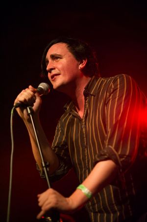 Art Brut perform at the annual, bank holiday extravaganza At the Edge of the Sea, hosted by The Wedding Present at Concorde2 in Brighton, August 24, 2014.