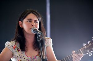 Emma Pollock performs at the annual, bank holiday extravaganza At the Edge of the Sea, hosted by The Wedding Present at Concorde2 in Brighton, August 24, 2014.