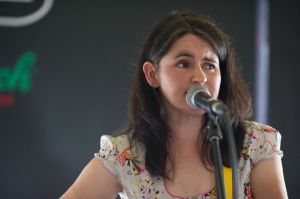 Emma Pollock performs at the annual, bank holiday extravaganza At the Edge of the Sea, hosted by The Wedding Present at Concorde2 in Brighton, August 24, 2014.