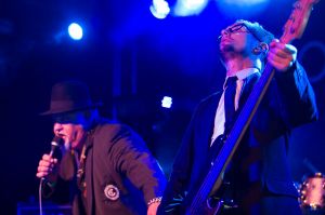 The Cravats perform at the annual, bank holiday extravaganza At the Edge of the Sea, hosted by The Wedding Present at Concorde2 in Brighton, August 24, 2014.