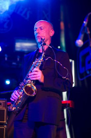 The Cravats perform at the annual, bank holiday extravaganza At the Edge of the Sea, hosted by The Wedding Present at Concorde2 in Brighton, August 24, 2014.