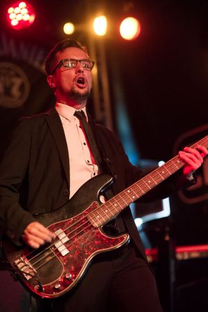 The Cravats perform at the annual, bank holiday extravaganza At the Edge of the Sea, hosted by The Wedding Present at Concorde2 in Brighton, August 24, 2014.