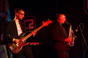 The Cravats perform at the annual, bank holiday extravaganza At the Edge of the Sea, hosted by The Wedding Present at Concorde2 in Brighton, August 24, 2014.