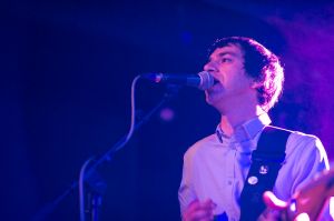 Umut Adan perform at the annual, bank holiday extravaganza At the Edge of the Sea, hosted by The Wedding Present at Concorde2 in Brighton, August 24, 2014.