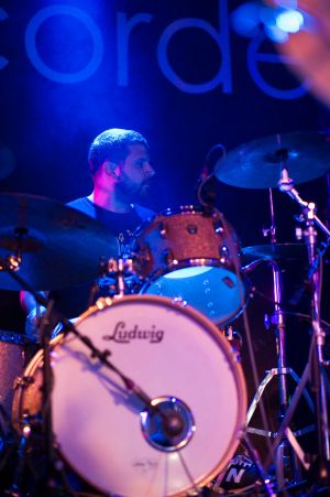 Umut Adan perform at the annual, bank holiday extravaganza At the Edge of the Sea, hosted by The Wedding Present at Concorde2 in Brighton, August 24, 2014.