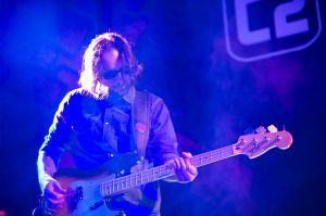 Umut Adan perform at the annual, bank holiday extravaganza At the Edge of the Sea, hosted by The Wedding Present at Concorde2 in Brighton, August 24, 2014.