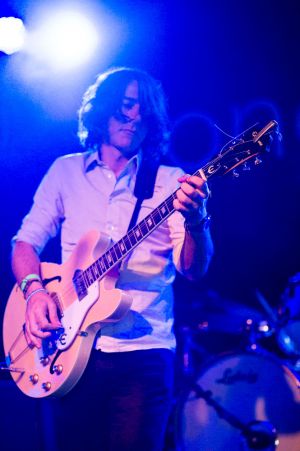 Umut Adan perform at the annual, bank holiday extravaganza At the Edge of the Sea, hosted by The Wedding Present at Concorde2 in Brighton, August 24, 2014.