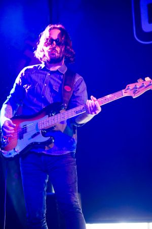 Umut Adan perform at the annual, bank holiday extravaganza At the Edge of the Sea, hosted by The Wedding Present at Concorde2 in Brighton, August 24, 2014.