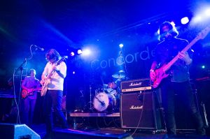 Umut Adan perform at the annual, bank holiday extravaganza At the Edge of the Sea, hosted by The Wedding Present at Concorde2 in Brighton, August 24, 2014.