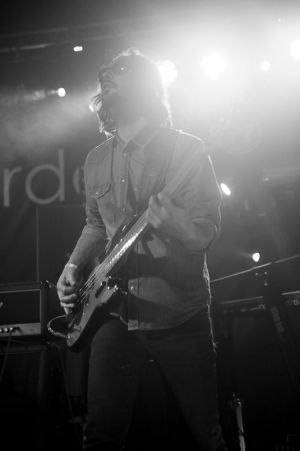 Umut Adan perform at the annual, bank holiday extravaganza At the Edge of the Sea, hosted by The Wedding Present at Concorde2 in Brighton, August 24, 2014.