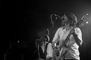 Umut Adan perform at the annual, bank holiday extravaganza At the Edge of the Sea, hosted by The Wedding Present at Concorde2 in Brighton, August 24, 2014.