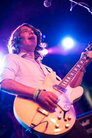 Umut Adan perform at the annual, bank holiday extravaganza At the Edge of the Sea, hosted by The Wedding Present at Concorde2 in Brighton, August 24, 2014.